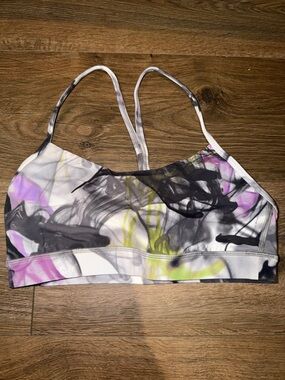lululemon athletica White Multicolor Strappy Sports Bra